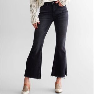 Flying Monkey Black distressed crop Flare Jeans - size 26